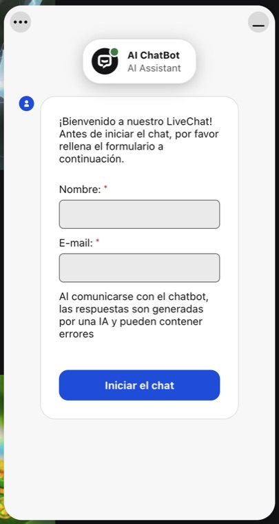 Chat en vivo